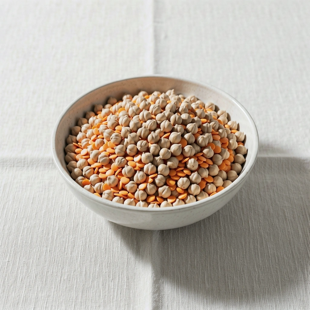 Legumbres secas: garbanzos y lentejas